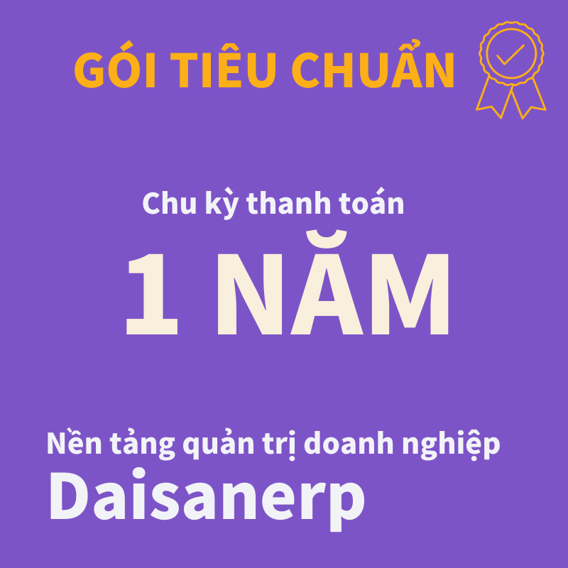 Gói Saas Tiêu Chuẩn 1 Năm