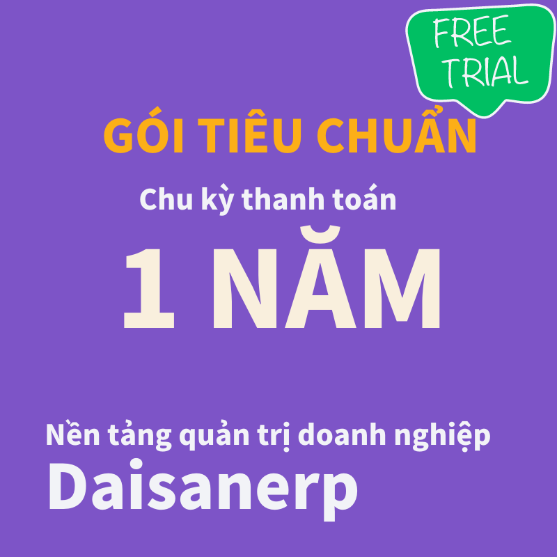 Gói Saas Tiêu Chuẩn 1 Năm